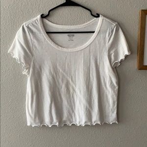 Mossimo ruffle hem top